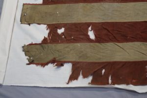 Civil War battle flag conservation, textile preservation, repair, 